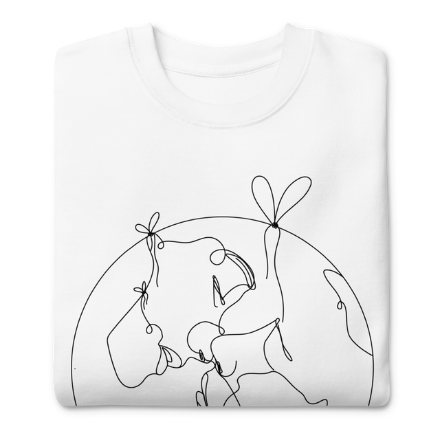 "travel the world"  sweatshirt